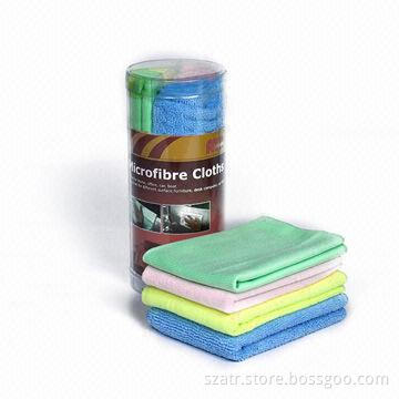 Colorful Microfiber Cloth, Available in Various Sizes and Colors